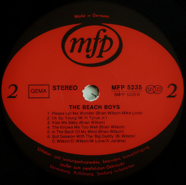 The Beach Boys : The Beach Boys (LP, Album, RE)