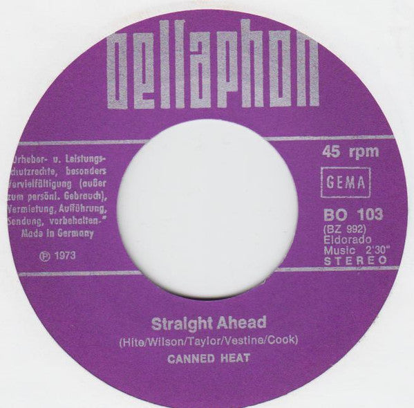 Canned Heat : Got My Mojo Working (7", Single)