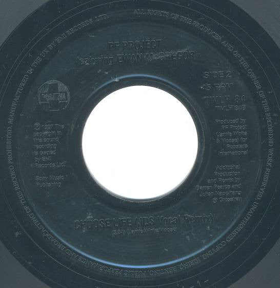 PF Project Featuring Ewan McGregor : Choose Life (7", Single, Jukebox)
