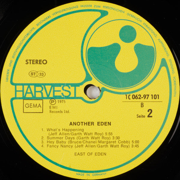 East Of Eden (2) : Another Eden (LP, Album)