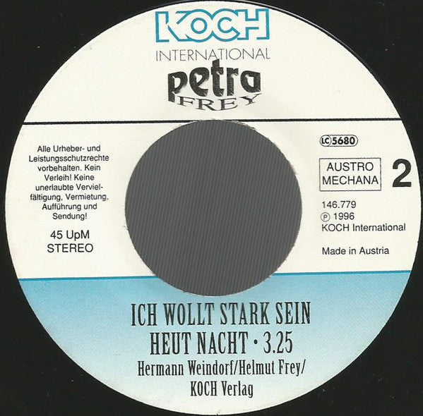 Petra Frey : Wenn Du Nicht Wärst (7", Single)