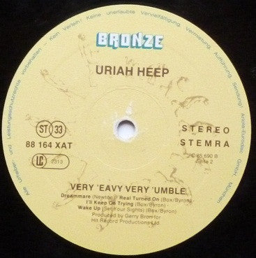 Uriah Heep : ...Very 'Eavy ...Very 'Umble (LP, Album, RP)