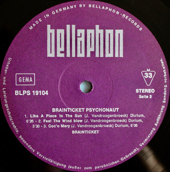 Brainticket : Psychonaut (LP, Album)