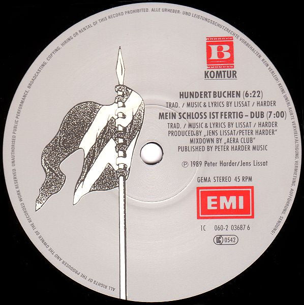 Komtur : Hans Von Stoffeln (Mein Schloss Ist Fertig) (12", Maxi)