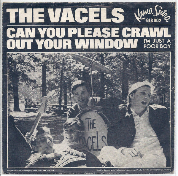 The Vacels : I'm Just A Poor Boy (7", Single)