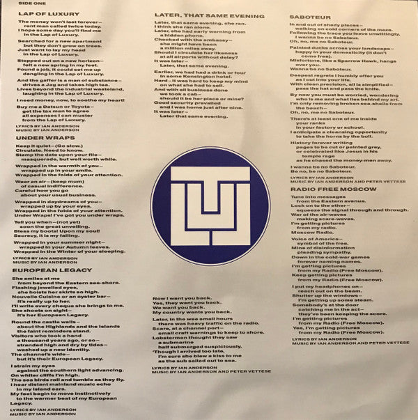 Jethro Tull : Under Wraps (LP, Album)