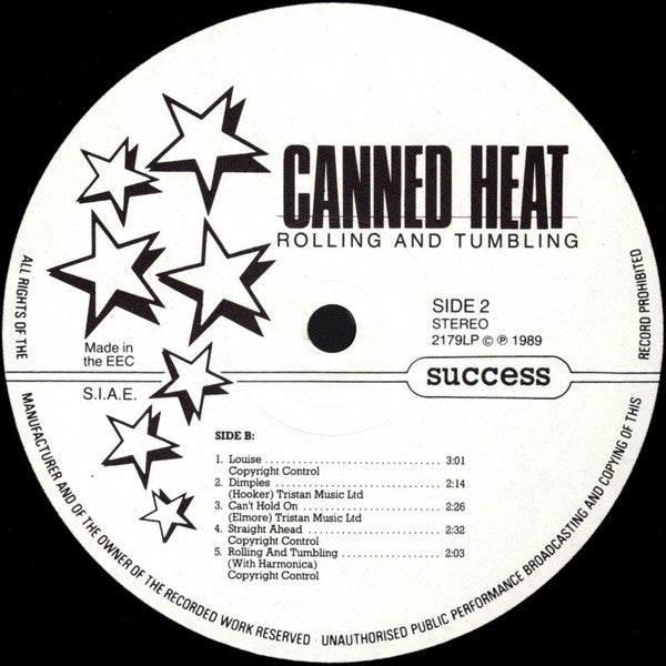 Canned Heat : Rolling And Tumbling (LP, Album, RE)