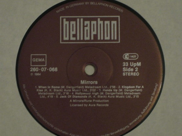 Mirrors (5) : Mirrors (LP, Album)