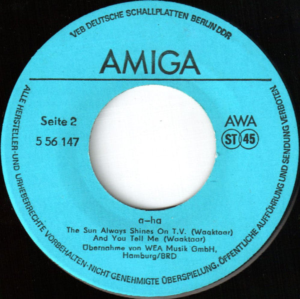 a-ha : a-ha (7", EP, Sei)