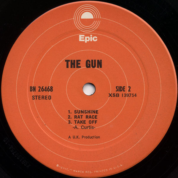 The Gun : Gun (LP, Album, RE, Ter)