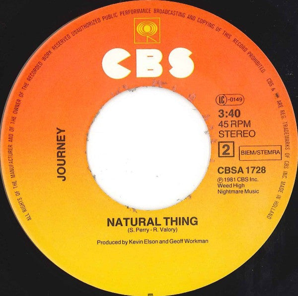 Journey : Don't Stop Believing (7", Single)