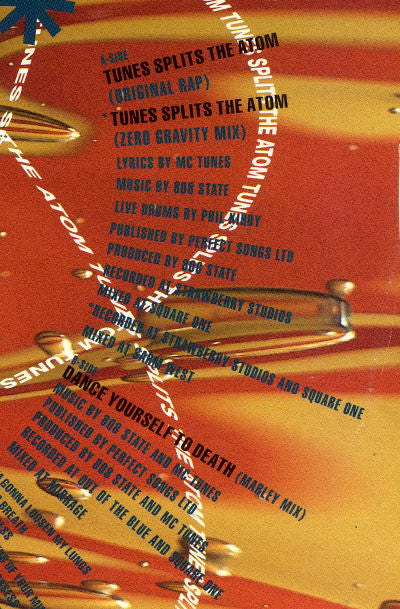 MC Tunes Versus 808 State : Tunes Splits The Atom (12", Single)