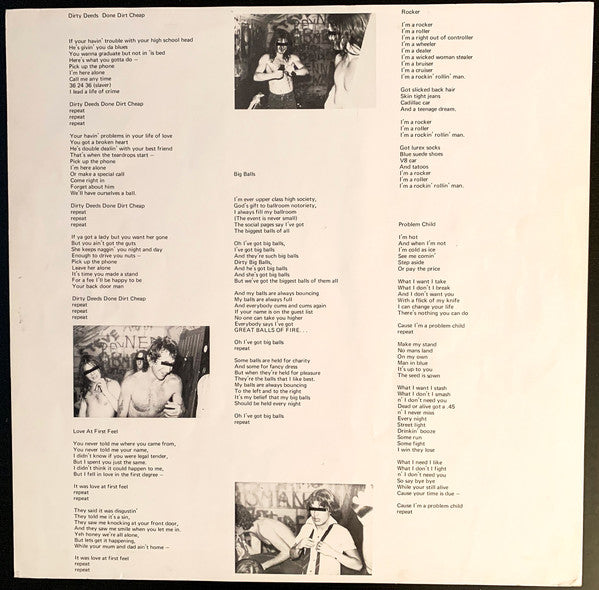 AC/DC : Dirty Deeds Done Dirt Cheap (LP, Album, RE)