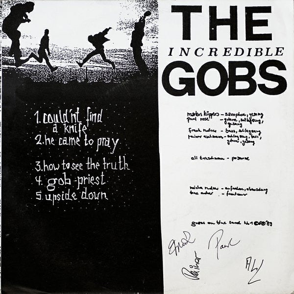 The Incredible Gobs : The Incredible Gobs (7")