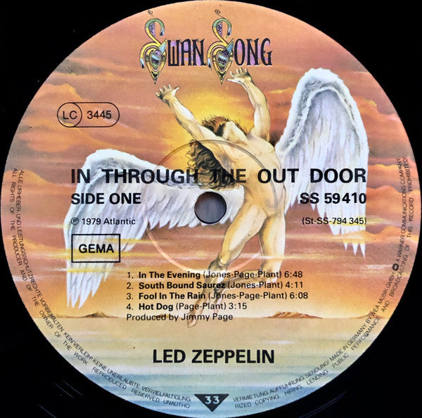 Led Zeppelin : In Through The Out Door (LP, Album, "B")