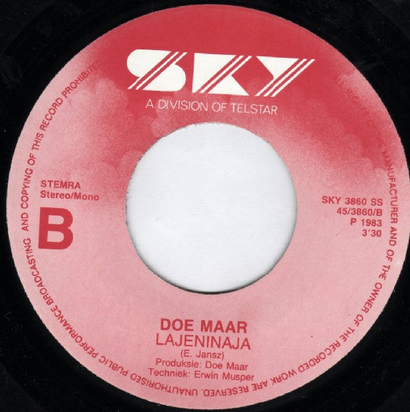 Doe Maar : Pa (7", Single, Ful)