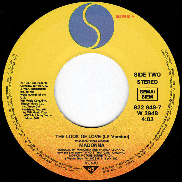 Madonna : Express Yourself (7", Single, Lar)