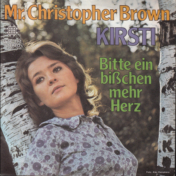 Kirsti Sparboe : Mr. Christopher Brown (7", Single)