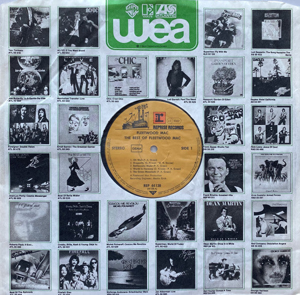 Fleetwood Mac : The Best Of Fleetwood Mac (LP, Comp, RE)