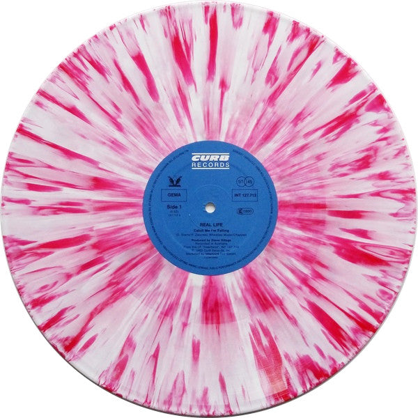 Real Life : Catch Me I'm Falling (12", Single, Pin)