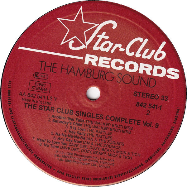 Various : The Star-Club Singles Complete Vol. 9 (LP, Comp)