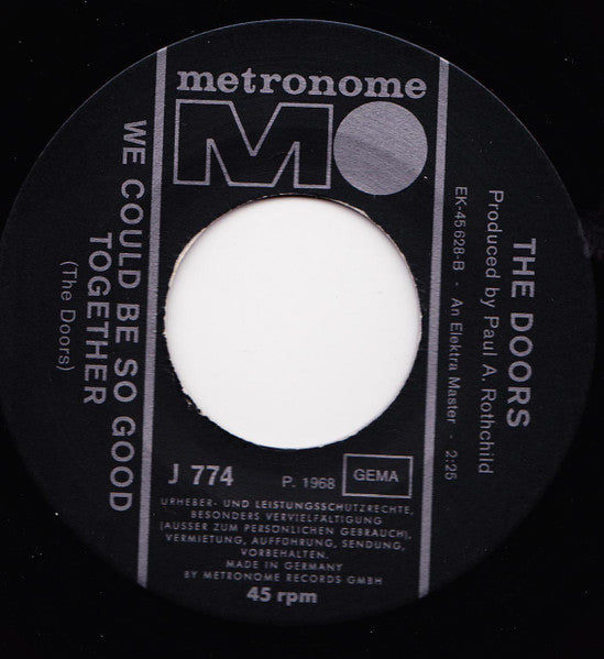 The Doors : The Unknown Soldier / We Could Be So Good Together (7", Single)