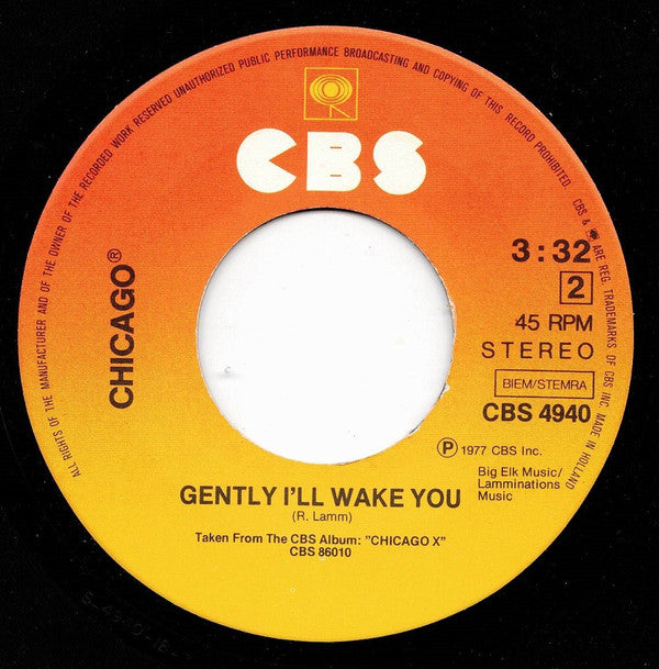 Chicago (2) : Wishing You Were Here (7", Single)