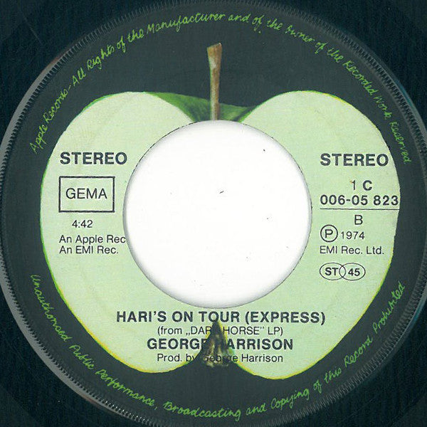 George Harrison : Ding Dong, Ding Dong (7", Single)