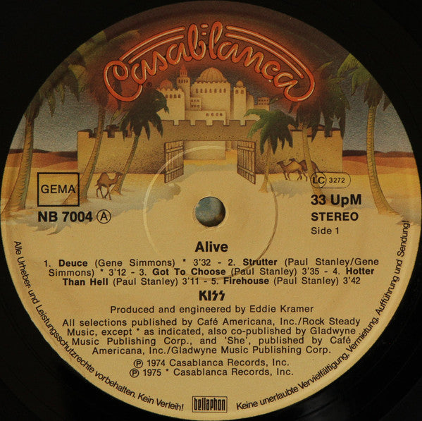 Kiss : Alive! (2xLP, RE, Gat)