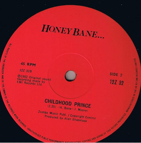 Honey Bane : Wish I Could Be Me (12")