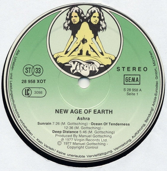 Ashra : New Age Of Earth (LP, Album)