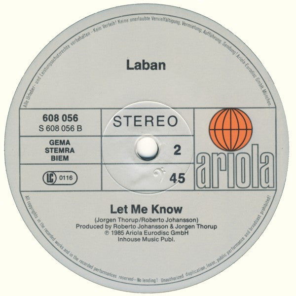Laban : Caught By Surprise (12", Maxi)