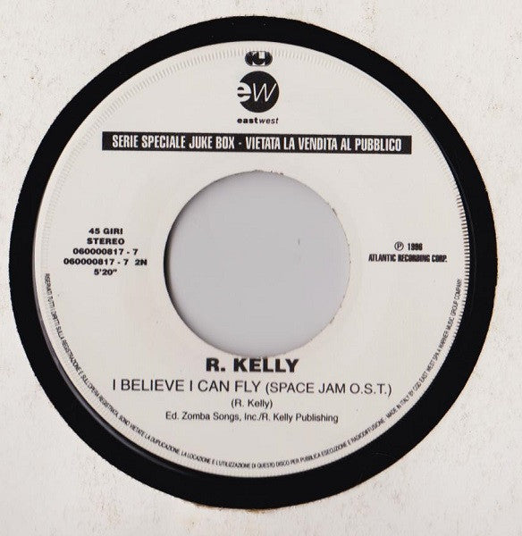 Pino Daniele / R. Kelly : Che Male C'È / I Believe I Can Fly (Space Jam O.S.T.) (7", Jukebox)