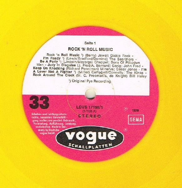 Various : Rock 'N Roll Music (LP, Yel + LP, Ora + Comp)