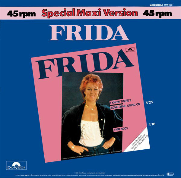 Frida : I Know There's Something Going On (12", Maxi)