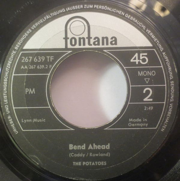 The Potatoes (3) : The Bend (7", Single, Mono)