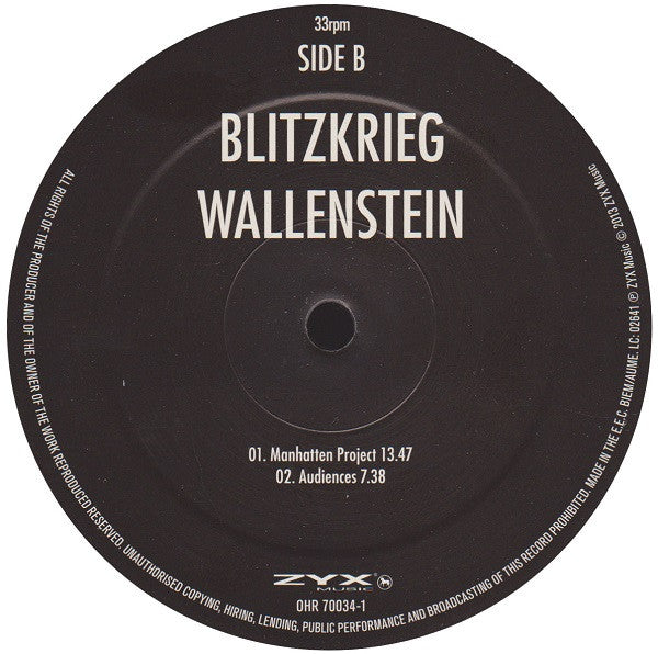 Wallenstein : Blitzkrieg (LP, Album, RE)