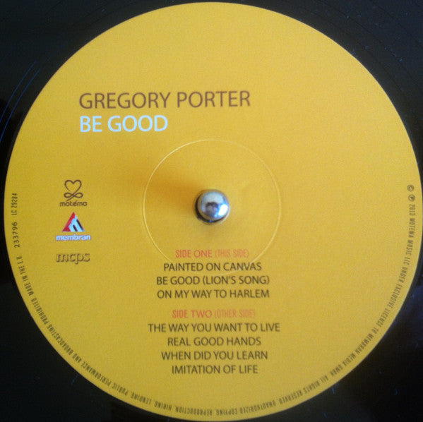 Gregory Porter : Be Good (2xLP, Album, Gat + CD, Album)