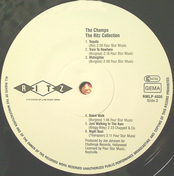 The Champs : The Ritz Collection (LP, Album, RE)