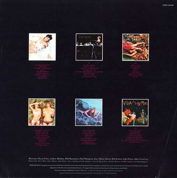 Roxy Music : Greatest Hits (LP, Comp, RE)