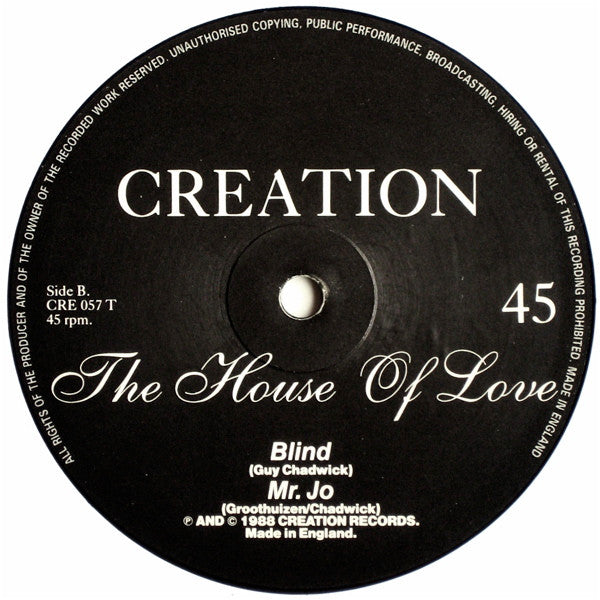 The House Of Love : Destroy The Heart (12", Single)