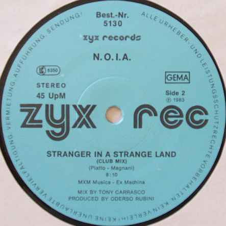 N.O.I.A. : Stranger In A Strange Land (12")
