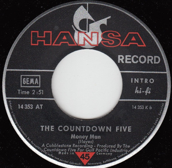 The Countdown Five* : Shaka Shaka Na Na (7", Single)