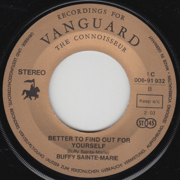 Buffy Sainte-Marie : The Circle Game (7", Single)