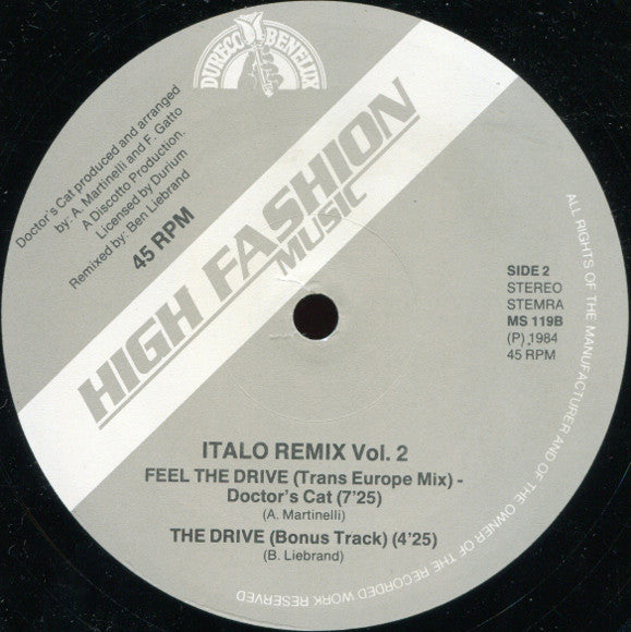 Various : Italo Remix Volume 2 (12", P/Mixed)