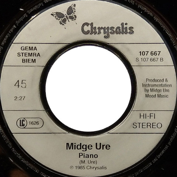 Midge Ure : If I Was (7", Single)