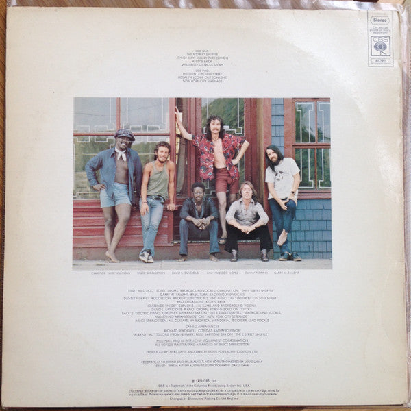 Bruce Springsteen : The Wild, The Innocent & The E Street Shuffle (LP, Album, RE)