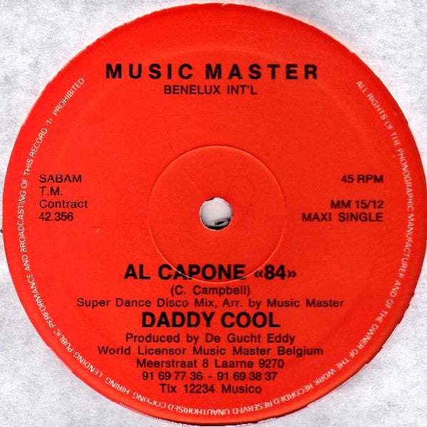 Daddy Cool (3) : Al Capone (12", Maxi)