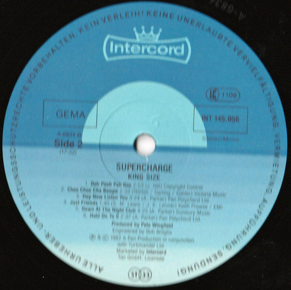 Supercharge (2) : King Size (LP, Album)