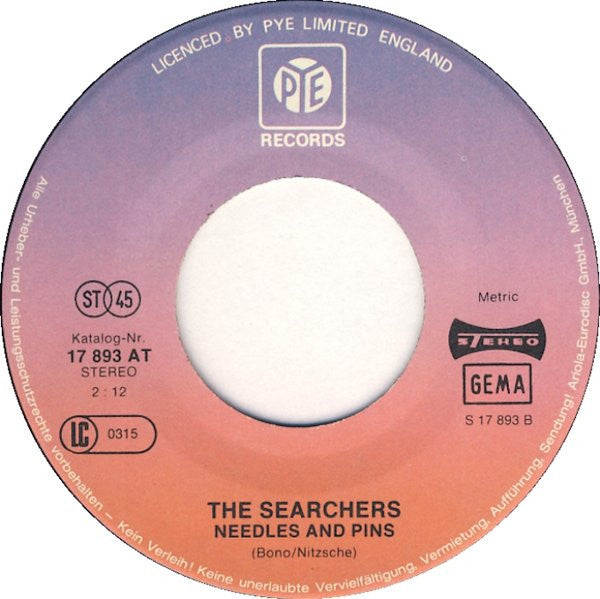 The Honeycombs / The Searchers : Have I The Right / Needles And Pins (7", Single)